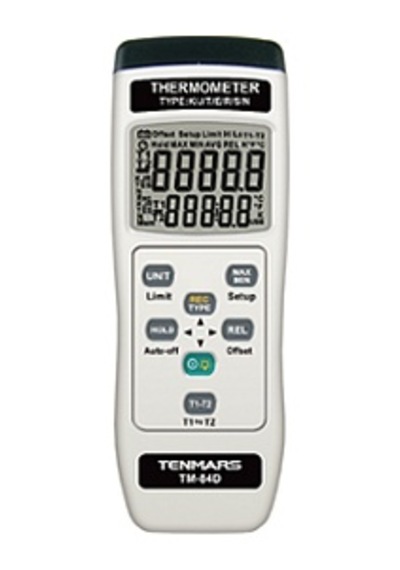 Tenmars Tm-84d Kayıt Özellikli 2 Kanallı Termokupl Termometre K, J, T, E, R, S, N Tipi Prob