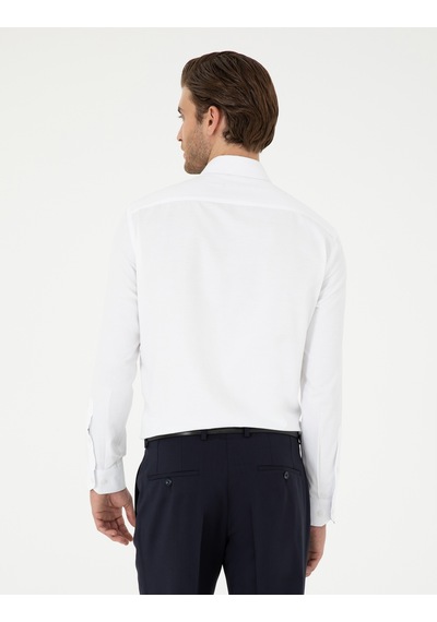 Pierre Cardin Erkek Beyaz Gömlek Desenli 50296573-vr013 Beyaz