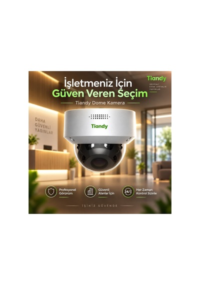 2 Mp Motorize Ir Dome Ip Kamera 2.8-12 Mm Lens Dahili Mikrofon Poe Ip66