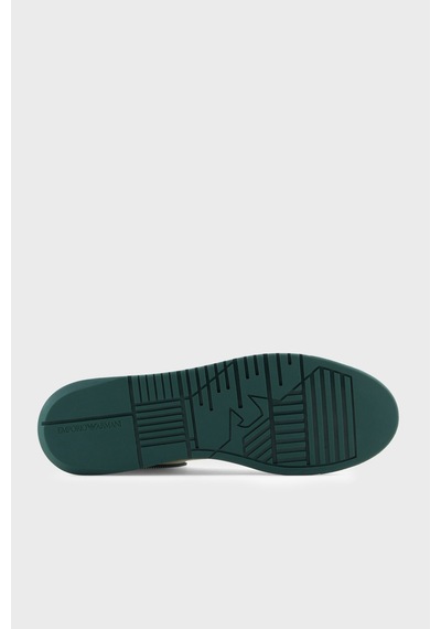 Emporio Armani Erkek Ayakkabı Em003663 Af18212 M0095 Beyaz-haki Beyaz-haki