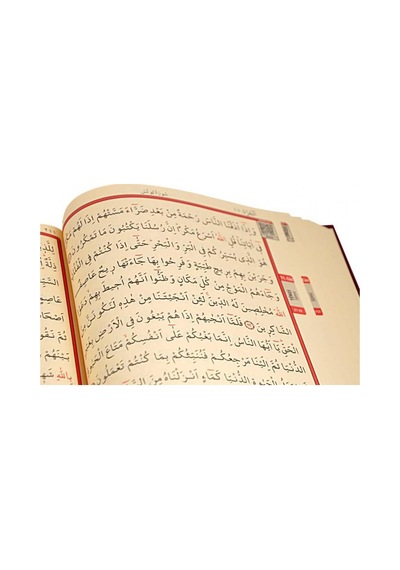 Hafız Boy Gül Desenli Renkli Kuranı Kerim (Pembe) - 9.1123