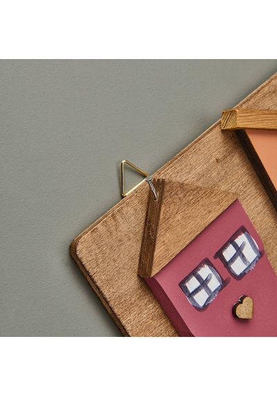 Deco Home Duvar Askısı - Renkli - 35x15 Cm