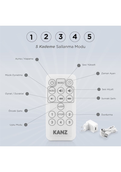 Kanz Flamingo Elektrikli Ana Kucağı