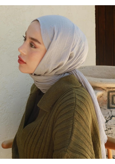 Moda Kaşmir Modal Kraş Şal Serisi Gri