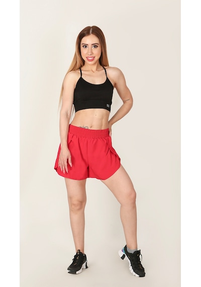 Nature The Brand Yeşil 2in1 Taytlı Spor Şort, Fitness Şortu, Antrenman Şortu,koşu Şort Haki