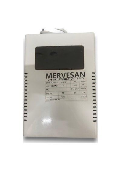 Mervesan Mtr-2000 Giriş 100-260vac Çıkış 220vac 2000va Voltaj Regülatörü