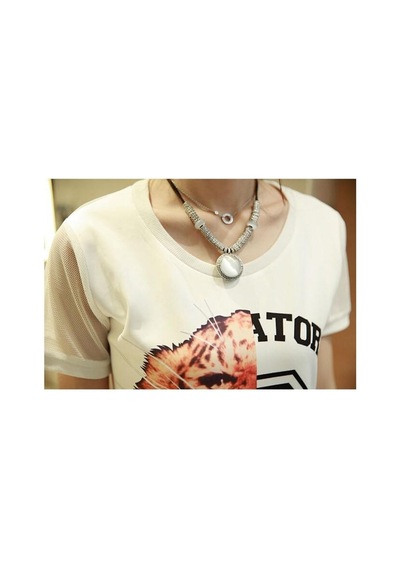 Opal Taşlı Kolye Vintage Collier Deri Örme Halat Zincir 554024451