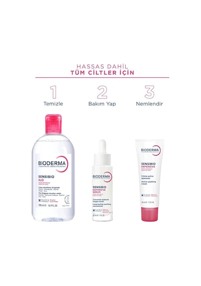 Bioderma Sensibio H2o 500ml İkiz Set / Cilt Temizleme