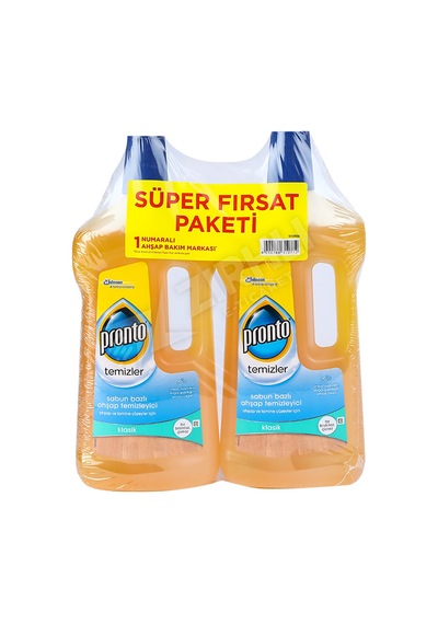 2 Adet Pronto Mis Kokulu Ahşap Temizleyici 750 + 750 Ml Diğer