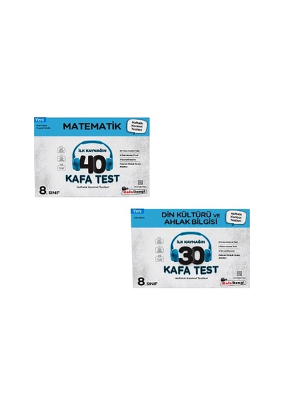 Kafa Dengi 8.sınıf Matematik Ve Din Kültürü İlk Kaynağın Seti 2 Kitap