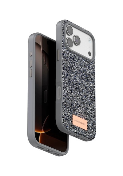 Gld-spt- Onegif Apple Uyumlu iPhone 17 Pro Max Bright Simli Kapak - Gümüş