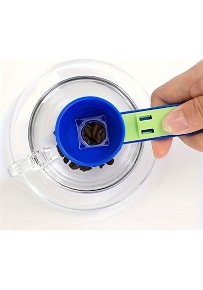 Sn-29959 Kaydırmalı Ayarlı 2in1 Mutfak Ölçü Kaşığı Renkli