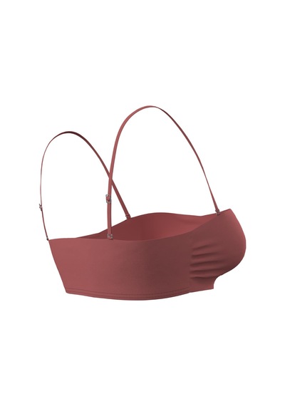 Calvin Klein Kadın Bandeau- Rp Dusty Cedar Bikini Üstü-13393 Dusty Cedar