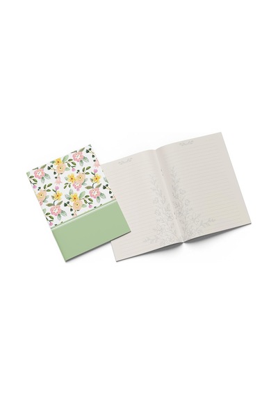 3'lü Defter Seti, 13x21cm, A5, Çizgili Çok Renkli