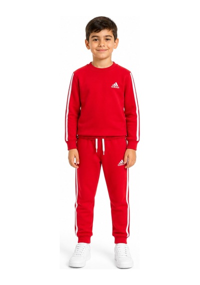 Eray Alp Kids Erkek Çocuk Kırmızı Şeritli Eşofman Takımı