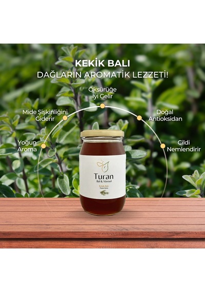 Turan Bal ve Yöresel Kekik Balı 450 G