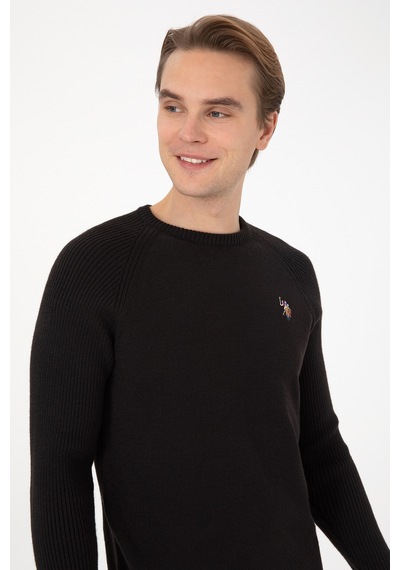 U.s. Polo Assn. Erkek Siyah Kazak /triko 50314983-vr046 Siyah