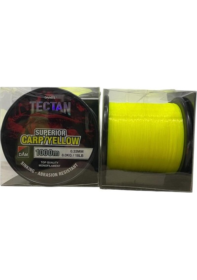 Dam Damyl Tectan Süperior Carp 1000mt 0.33mm Sazan Misinası Sarı