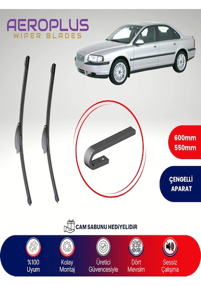 Aeroplus Volvo S80 Muz Silecek Takımı 2000-2004