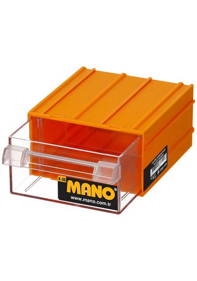 Mano K-30 Plastik Çekmeceli Kutu Sarı