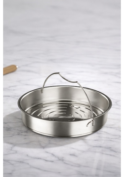Easy Quick Kanka Çelik Düdüklü Tencere Seti - 4+6 Litre Metalik