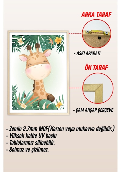 Ahşap Çerçeveli Mdf Tek Tablo Sevimli Hayvanlar Serisi Kendi Tablo Setinizi Oluşturacağınız Liste 32 X 42 Çerçeveli 1199 Ahşap Çerçeveli Mdf Tek Tablo Sevimli Hayvanlar Serisi Kendi Tablo Setinizi Oluşturacağınız Liste 32 X 42 Çerçeveli 1199