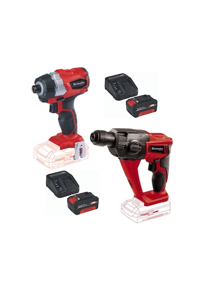 Einhell TE-CI 18 BL  Vidalama TE-HD 18 2x4.0ah Akülü Set