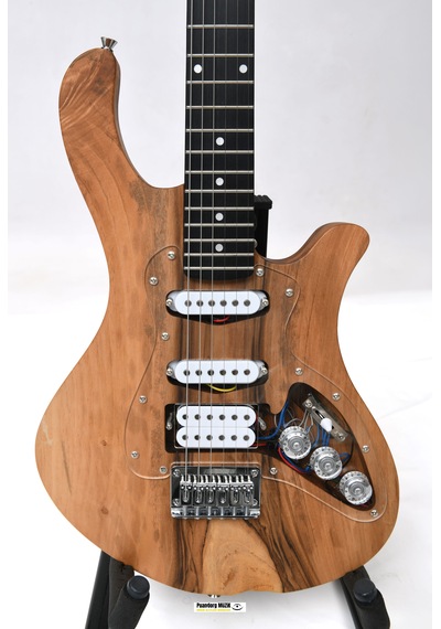 Elektro Gitar Stratocaster Ceviz Custom Yıllanmış Ağaç Kişiye Özel Butterscotch Blonde