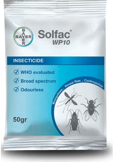 Bayer Solfac WP 10 Genel Haşere 50 G + Pompası 1 L