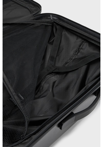 Emporio Armani Logolu Şifreli Fermuarlı Orta Boy Valiz Erkek Valiz Em002547 Af13805 Uc001 Siyah