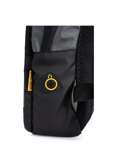 Newish Polo Unisex Minimal Sırt Çantası Laptop Bölmeli Şehir İçi Kullanım - New406 Gri