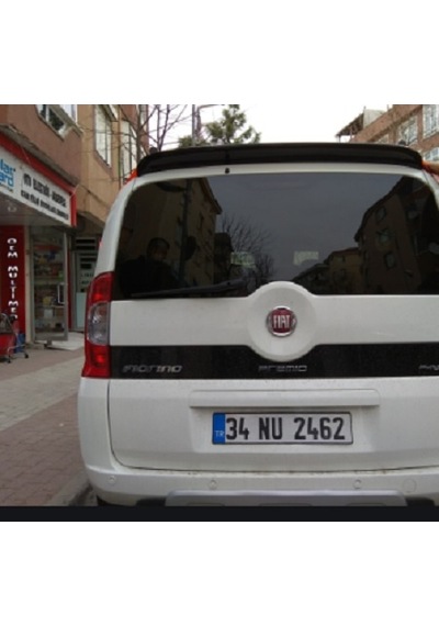 Fiat Fiorino 2009-2019 Spoyler Parlak Siyah Boyalı Spoiler