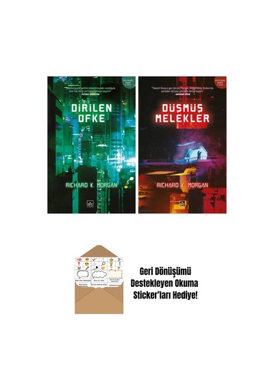 Dirilen Öfke Değiştirilmiş Karbon 3. Kitap + Düşmüş Melekler Değiştirilmiş Karbon 2. Kitap