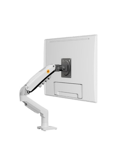 Ergonomik Monitör Standı, 17-32 İnç Uyumlu, Modern Tasarım İle Beyaz Renk