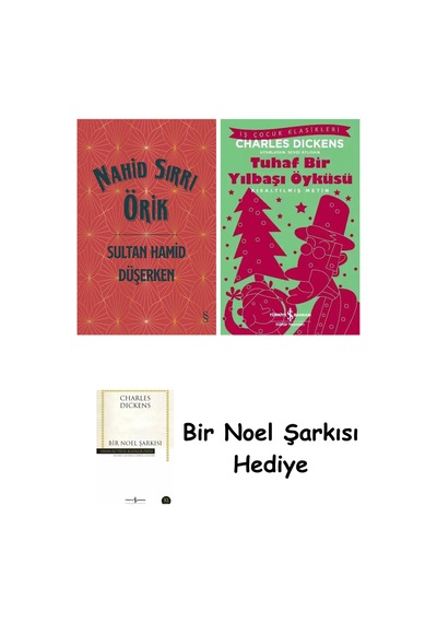 Sultan Hamid Düşerken Ciltli + Tuhaf Bir Yılbaşı Öyküsü + Bir Noel Şarkısı