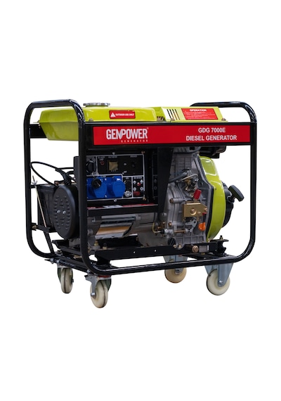 Gdg 7000 E Oto Model 7 Kva Dizel Kabinsiz Otomatik Transfer Panolu Monofaze Jeneratör