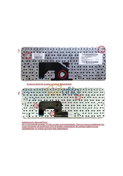 Hp Mini 210, 1103 210-1000, 210-1100, 210t-1100 Aenm6-00110 Aenm7 Notebook Klavyesi Siyah Tr Ver.1