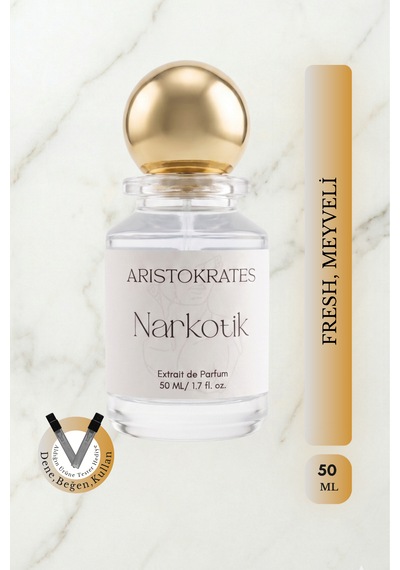 Narkotik Erkek Extrait De Parfüm 50 Ml Odunsu, Çiçeksi Şeftali, Yasemin, Misk, Yosun, Meşe, Liçi Ferah