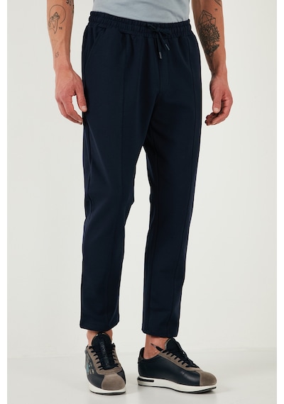 Buratti Pamuklu Regular Fit Yüksek Bel Düz Paça Çimalı Jogger Erkek Pantolon 5908058 Lacivert Buratti Pamuklu Regular Fit Yüksek Bel Düz Paça Çimalı Jogger Erkek Pantolon 5908058 Lacivert