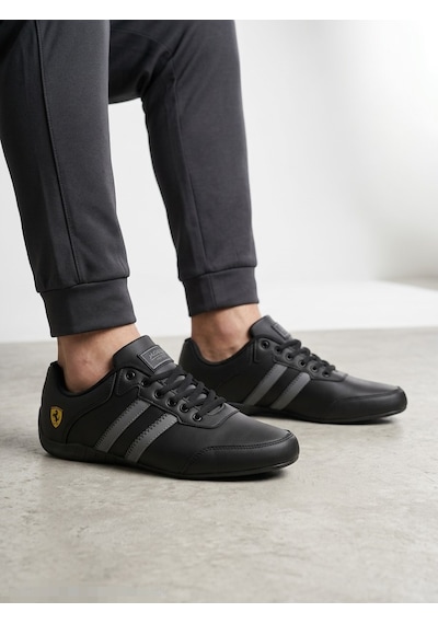 Hayo Erkek İnce Taban Rahat Konforlu Kibar Günlük Sneaker Spor Ayakkabı Siyah - Füme Hayo Erkek İnce Taban Rahat Konforlu Kibar Günlük Sneaker Spor Ayakkabı Siyah - Füme