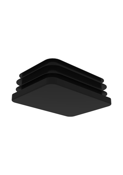 Cateksss 60x80 Mm Profil İçin Kademeli İçe Geçme Profil Tapası, Profil Kapak, Profil Tapa Siyah - 35 Li Paket