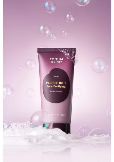 Defacto Eqqualberry Purple Rice Pore Purifying Pack Geniş Gözenek Önleyici ve Ölü Deri Arındırıcı Mor Pirinçli Temizleyici 130gr H6405AXNS