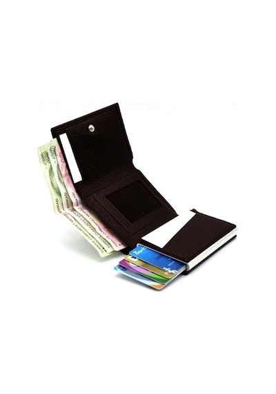 Aquablue Rfid Korumalı Otomatik Mekanizmalı Para Bölmeli Erkek Cüzdan & Kartlık Aquablue Rfid Korumalı Otomatik Mekanizmalı Para Bölmeli Erkek Cüzdan & Kartlık