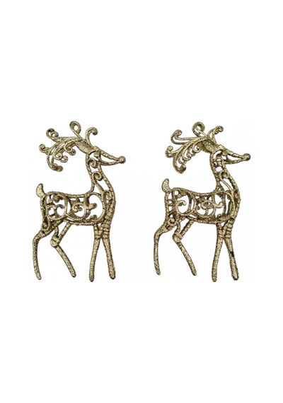 Asılabilir Yılbaşı Yeniyıl Ağacı Süsü Geyik 15cm Christmas New Year Ornaments Deer 15cm