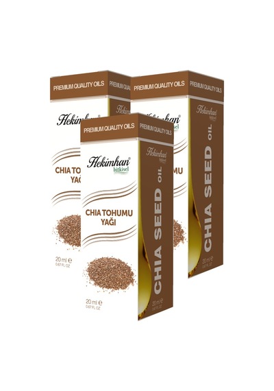 Hekimhan Bitkisel Chia Tohumu Yağı 3 x 20 ML