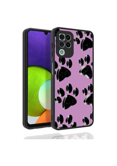 Zore Galaxy Uyumlu M22 Kılıf Desenli Kamera Korumalı Parlak Nora Kapak - No3 No3