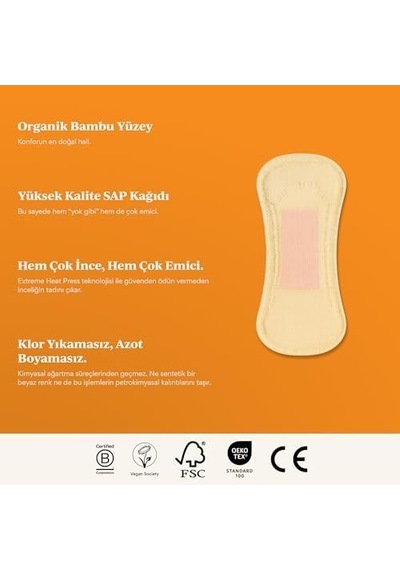 30'lu Standart Günlük Ped