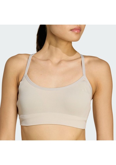 Adidas Workout Essentials Hafif Destekli Kadın Büstiyer C-adıjx3897b30a00 Bej