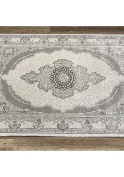 Luxess Halı Roma 1161 Gri Modern Salon Halısı Gri Beyaz