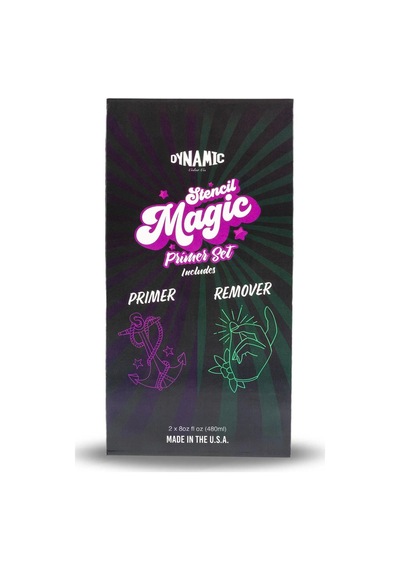 Dynamic Stencil Magic Set Transfer Jeli Ve Stencil Temizleyici Seti 8oz - 240 Ml